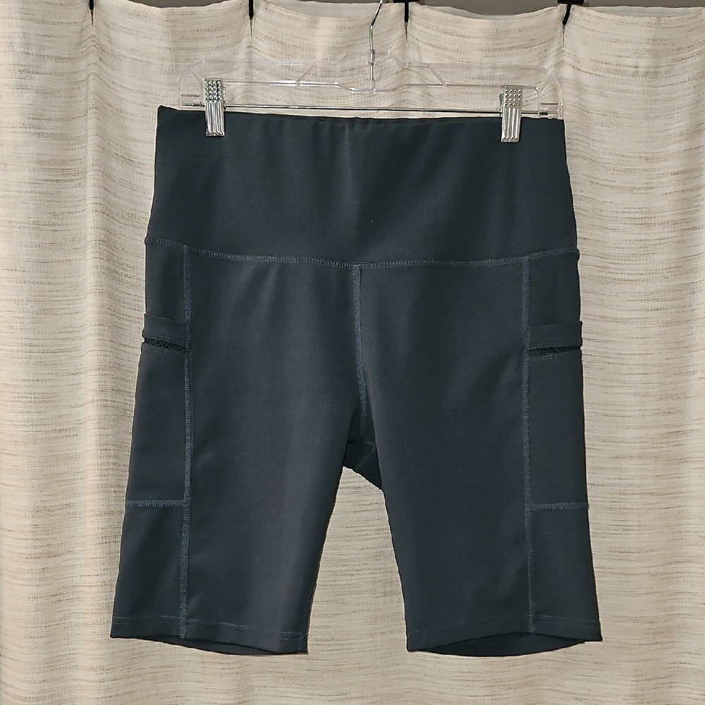 NWOT Level Up Active Teal Athletic Shorts Size XL